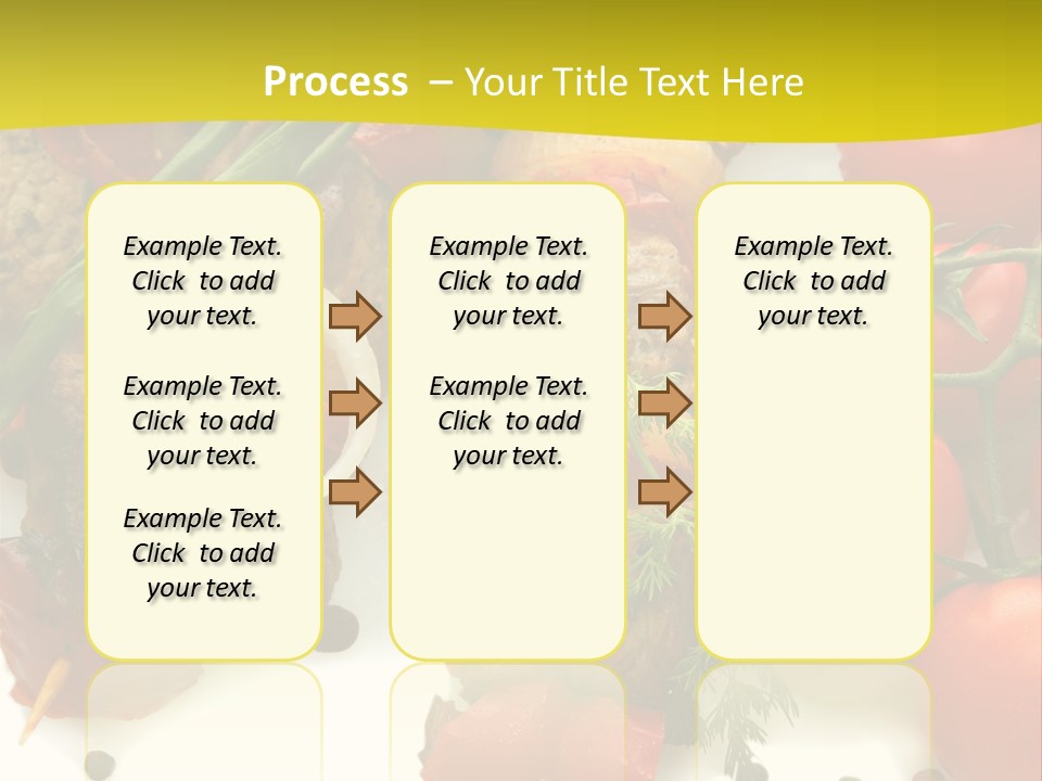 Dill Vegetables Dinner PowerPoint Template