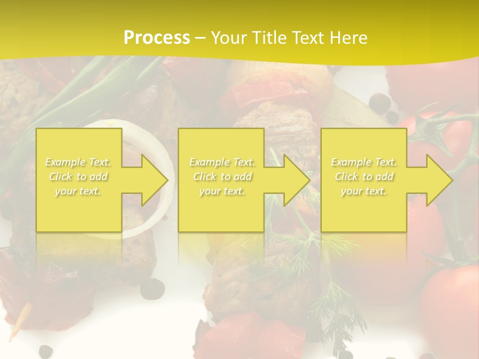 Dill Vegetables Dinner PowerPoint Template