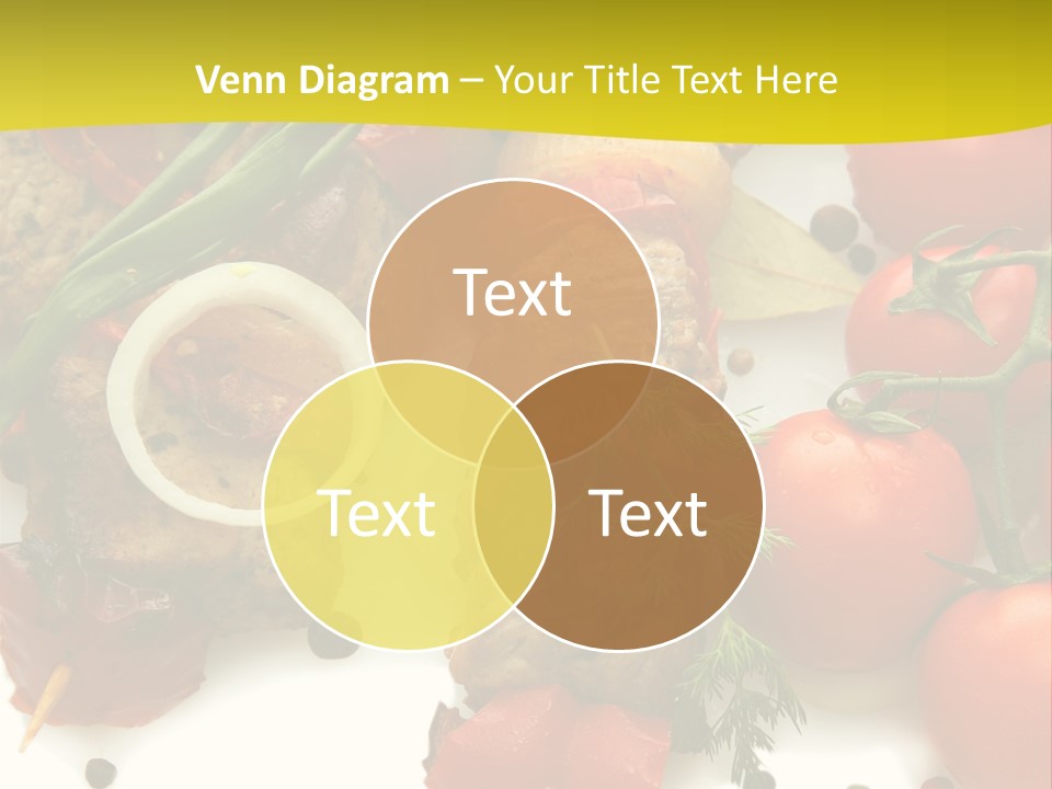 Dill Vegetables Dinner PowerPoint Template