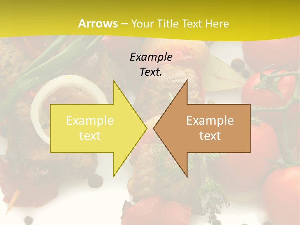 Dill Vegetables Dinner PowerPoint Template