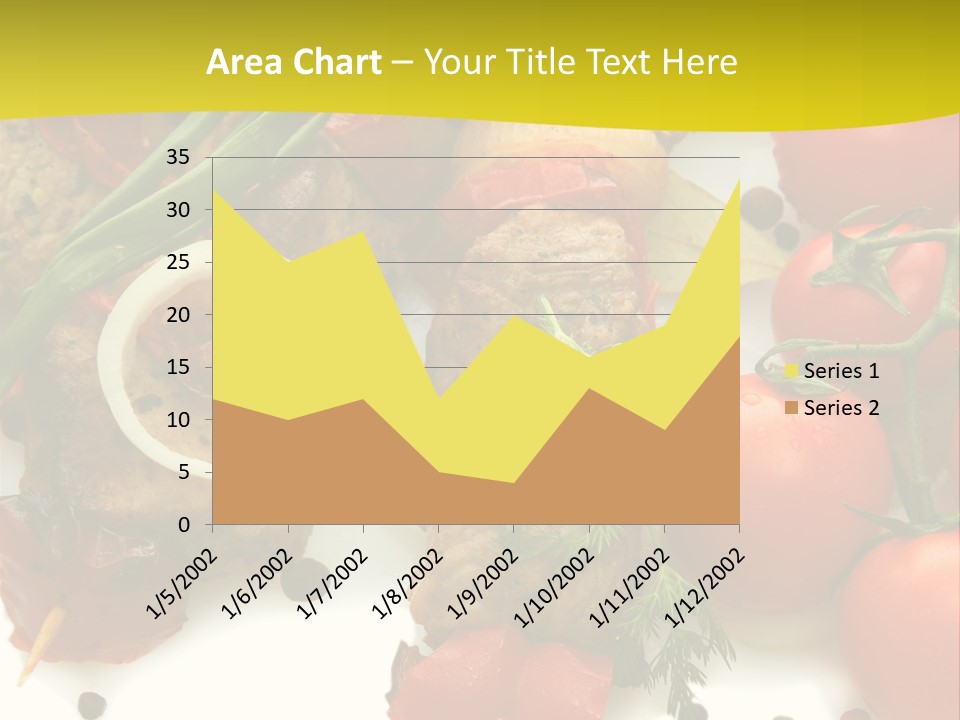 Dill Vegetables Dinner PowerPoint Template
