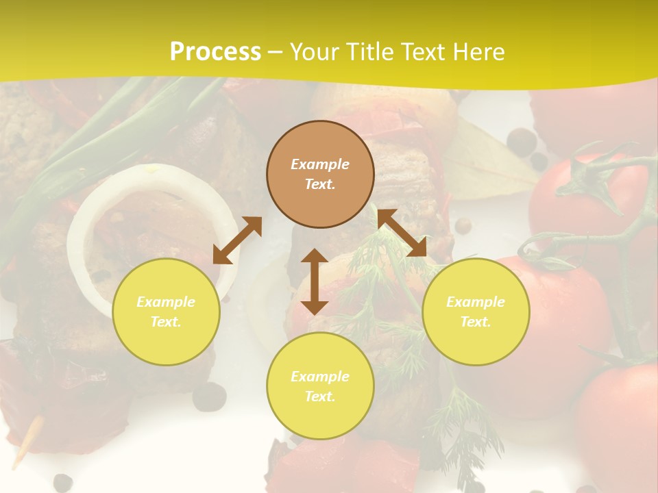 Dill Vegetables Dinner PowerPoint Template