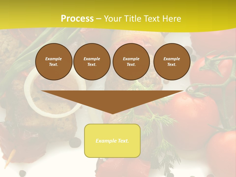 Dill Vegetables Dinner PowerPoint Template