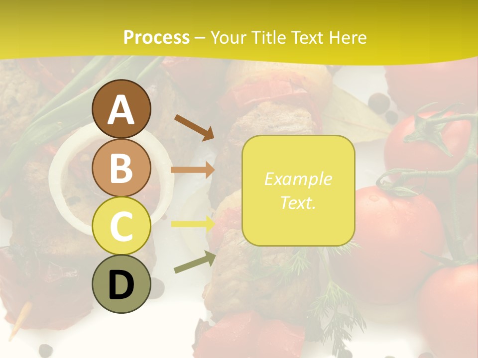 Dill Vegetables Dinner PowerPoint Template