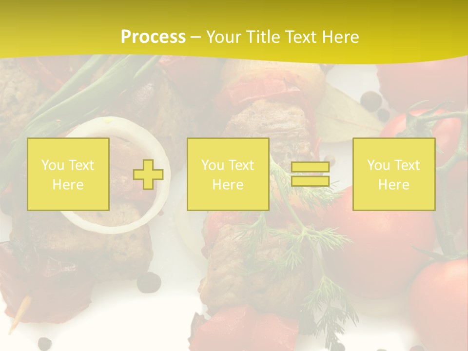 Dill Vegetables Dinner PowerPoint Template