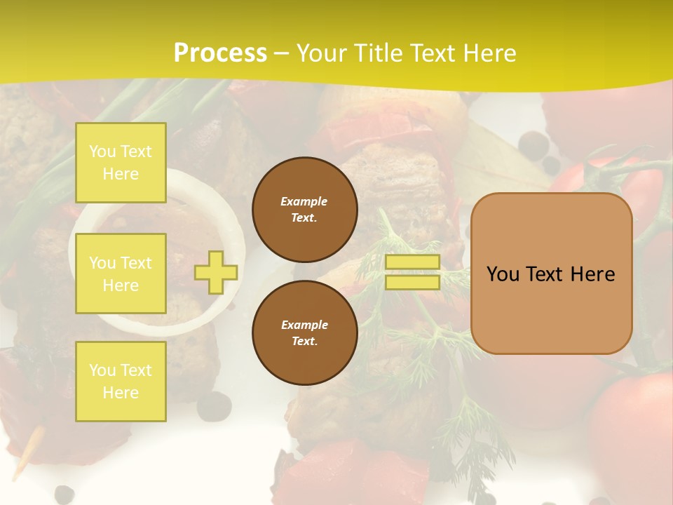 Dill Vegetables Dinner PowerPoint Template