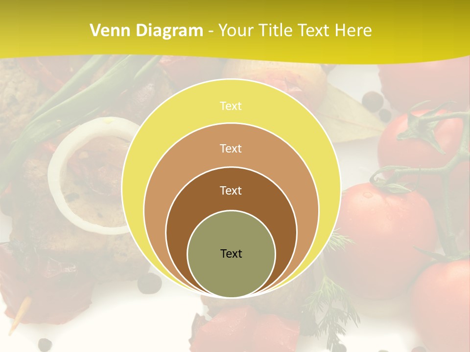 Dill Vegetables Dinner PowerPoint Template