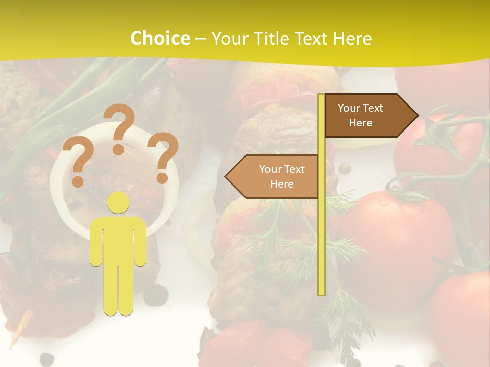 Dill Vegetables Dinner PowerPoint Template