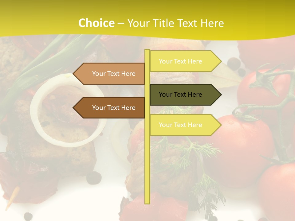 Dill Vegetables Dinner PowerPoint Template