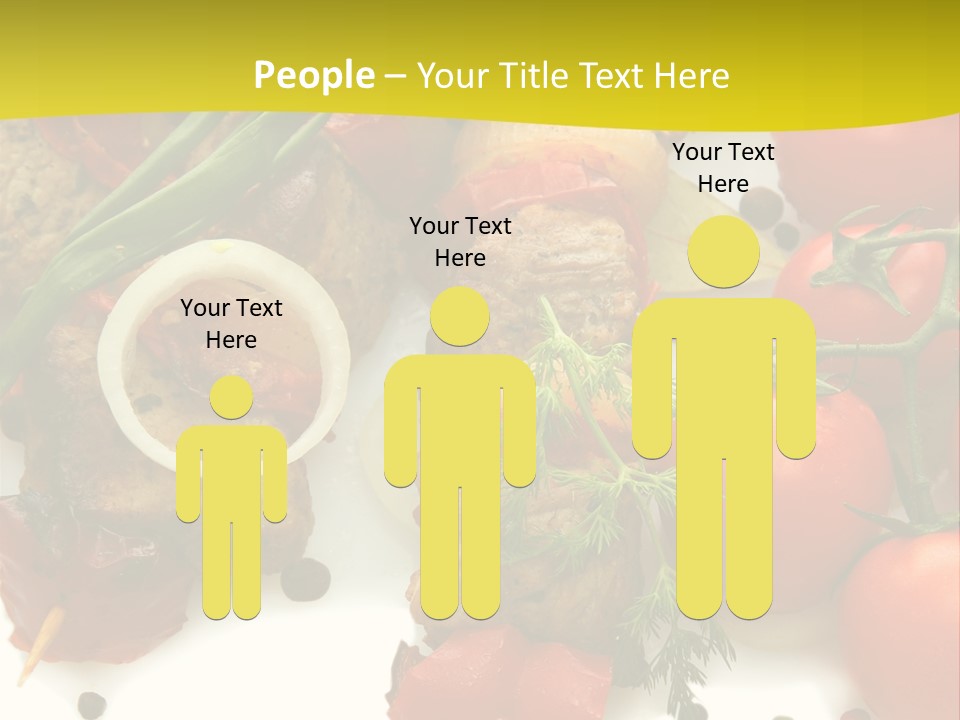 Dill Vegetables Dinner PowerPoint Template