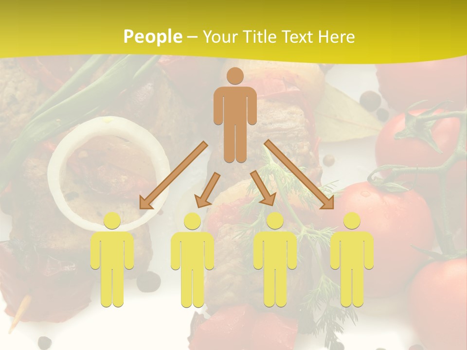 Dill Vegetables Dinner PowerPoint Template