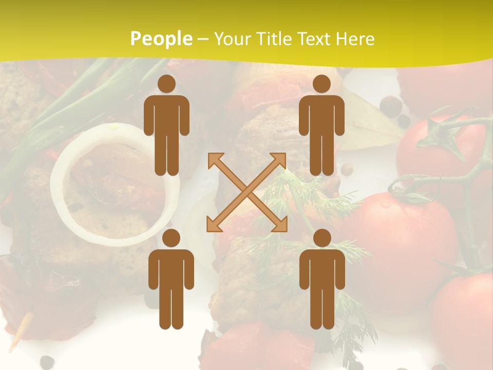 Dill Vegetables Dinner PowerPoint Template