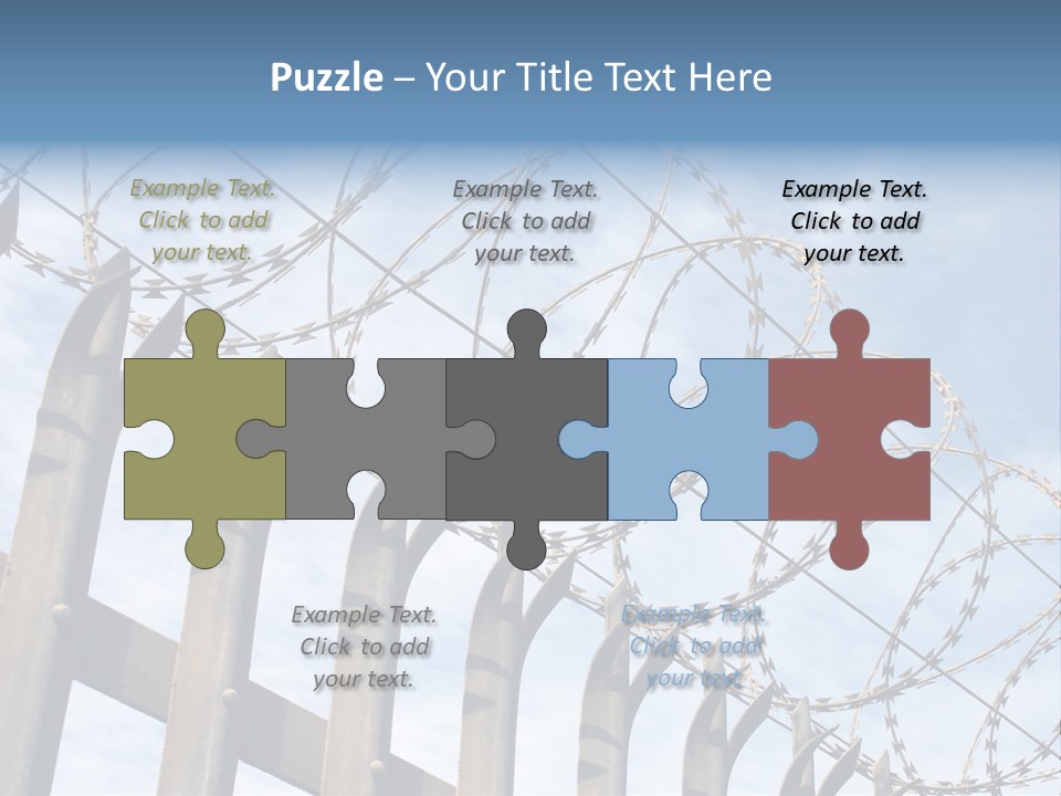 Grief Military Property PowerPoint Template