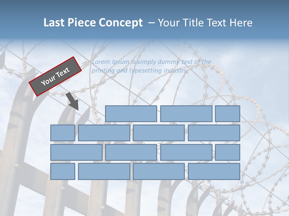Grief Military Property PowerPoint Template