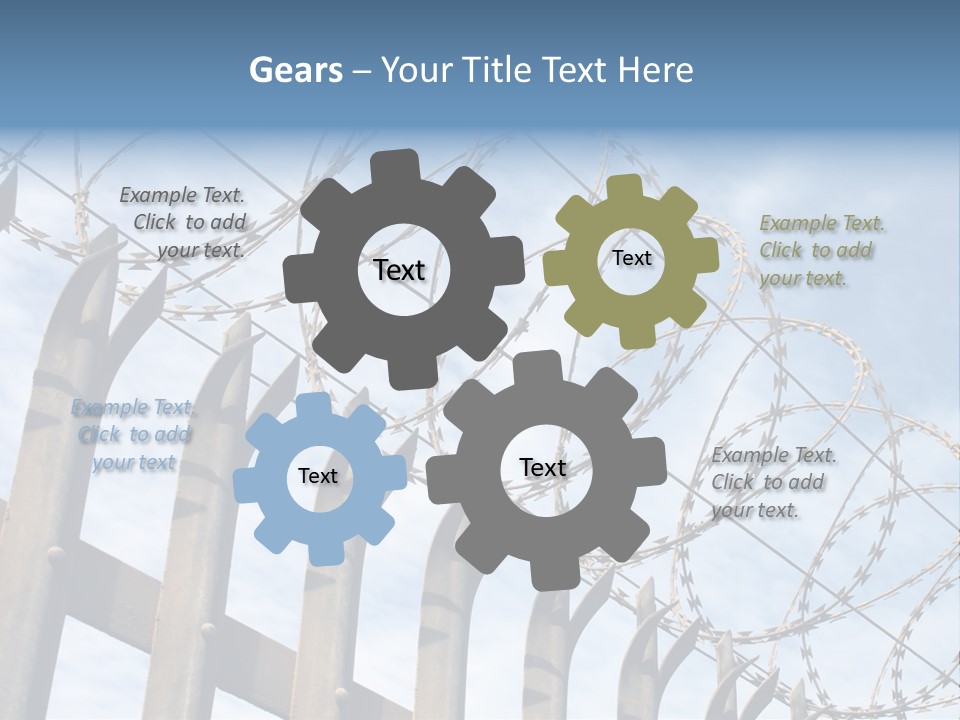 Grief Military Property PowerPoint Template