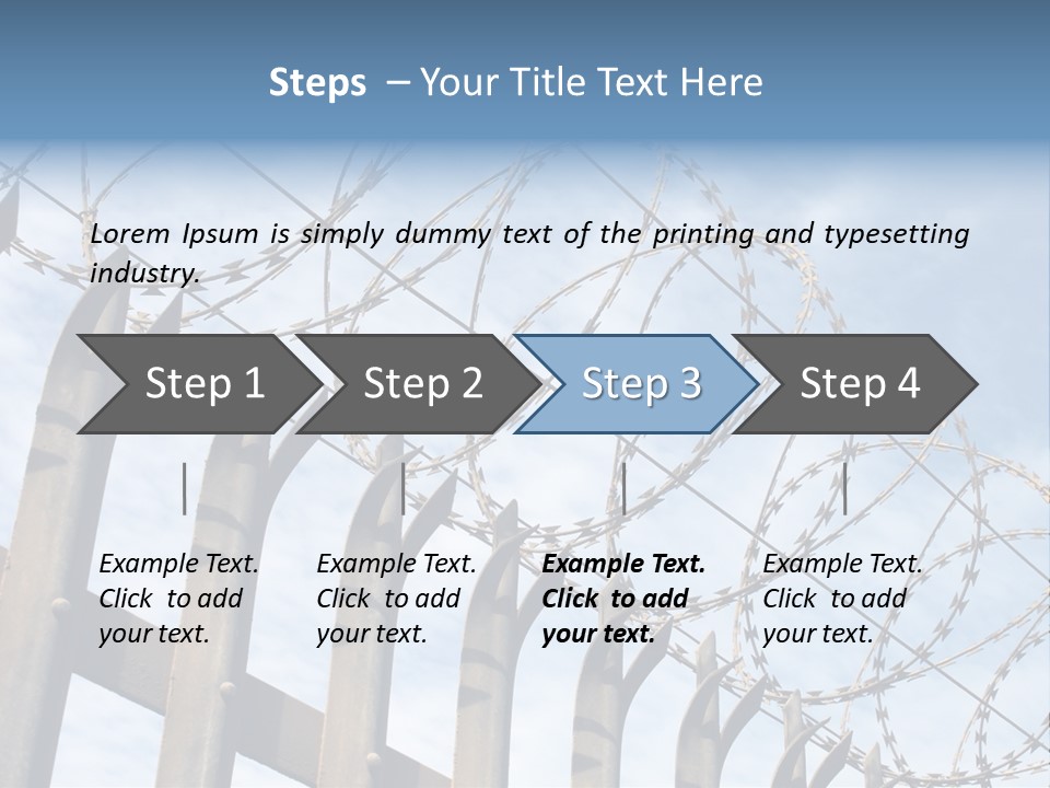 Grief Military Property PowerPoint Template