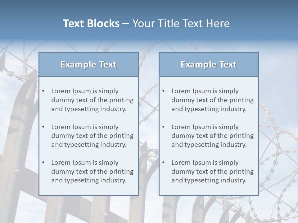 Grief Military Property PowerPoint Template