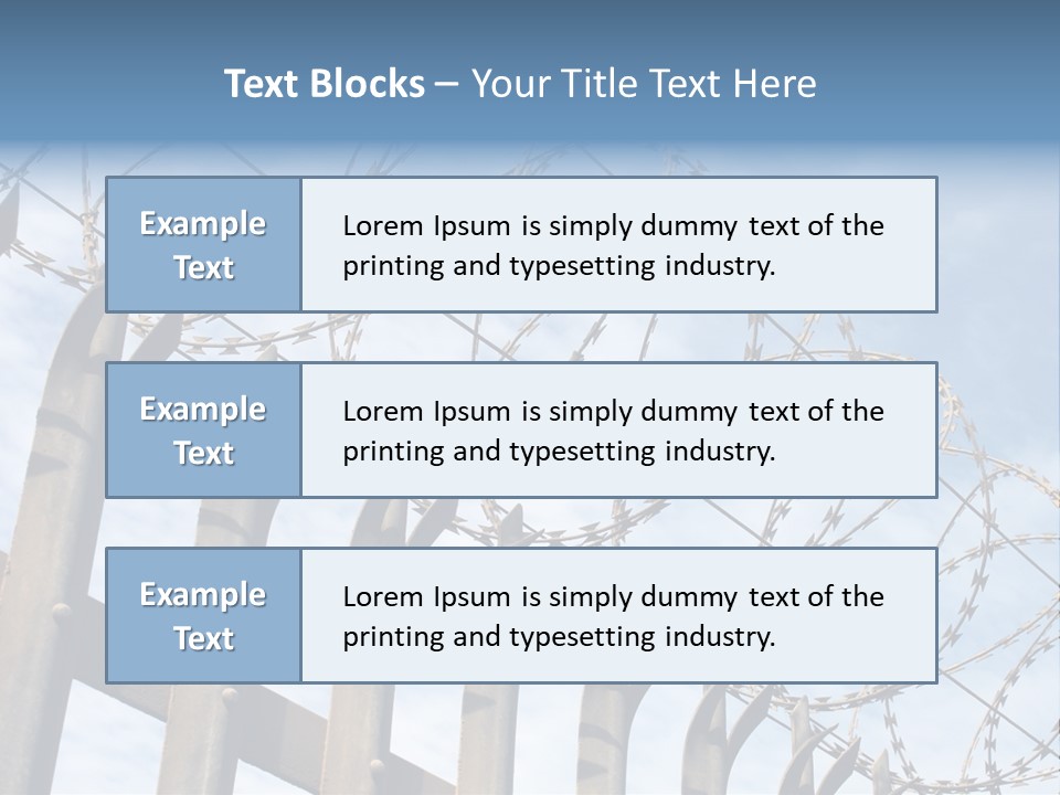 Grief Military Property PowerPoint Template