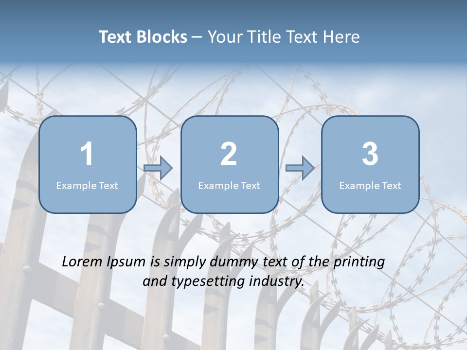 Grief Military Property PowerPoint Template