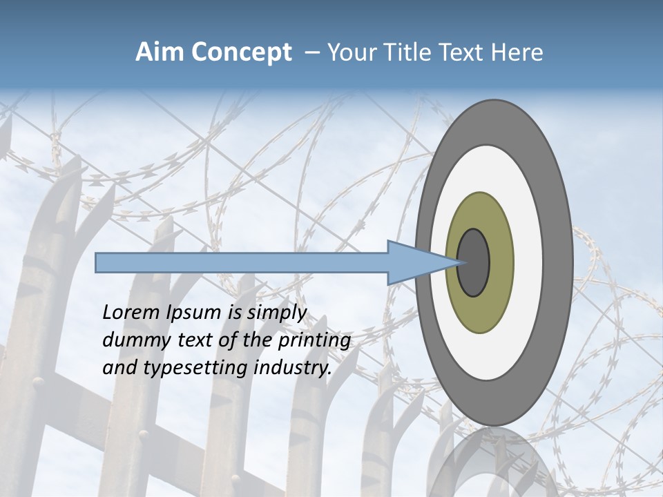 Grief Military Property PowerPoint Template