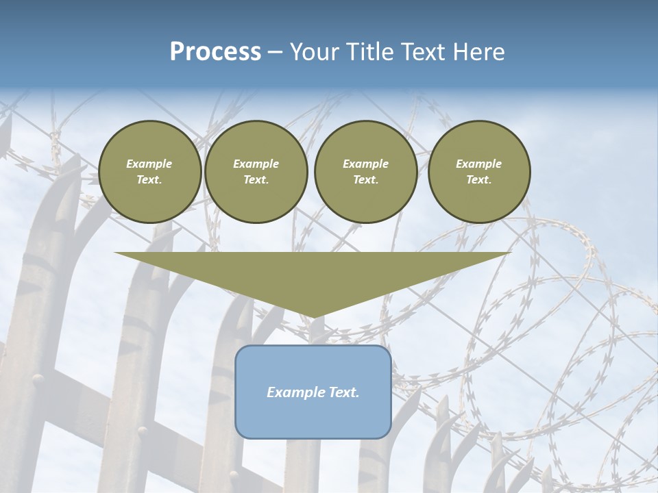 Grief Military Property PowerPoint Template