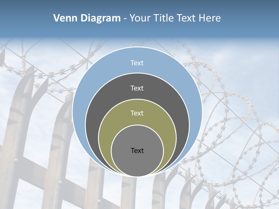 Grief Military Property PowerPoint Template