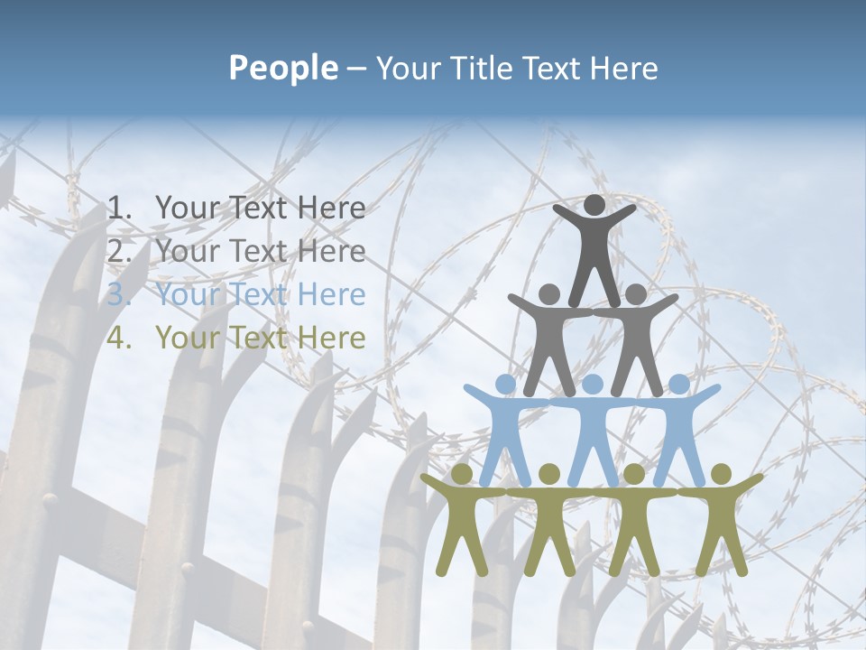 Grief Military Property PowerPoint Template