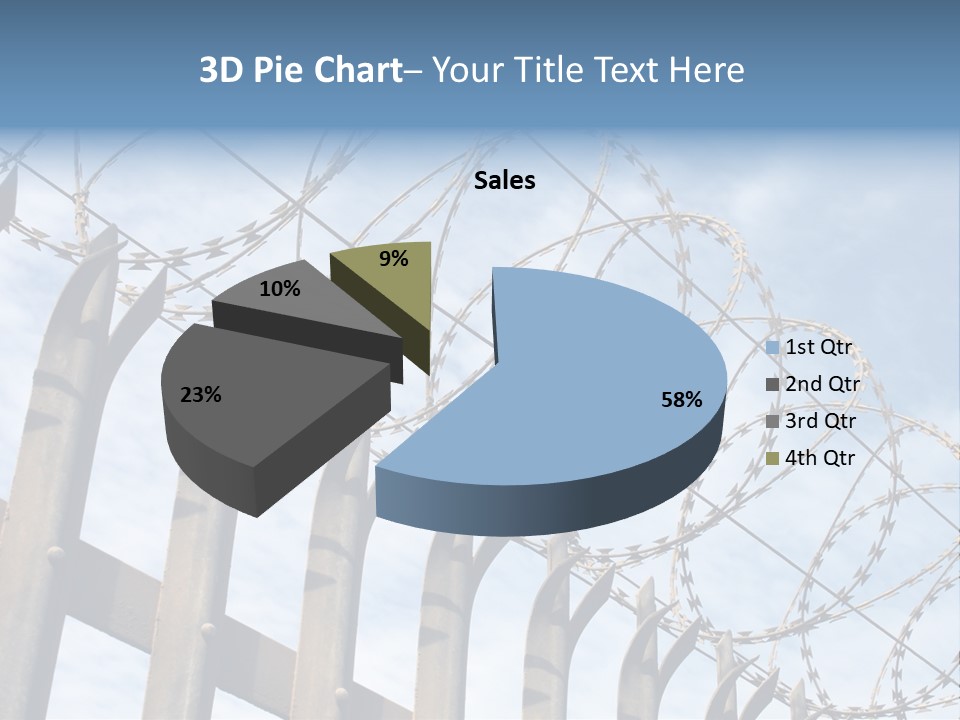 Grief Military Property PowerPoint Template