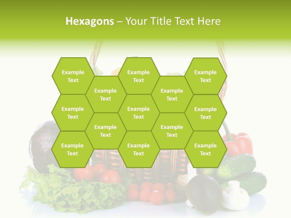 Red Cauliflower Fresh PowerPoint Template