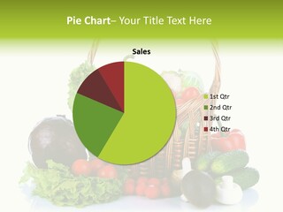 Red Cauliflower Fresh PowerPoint Template