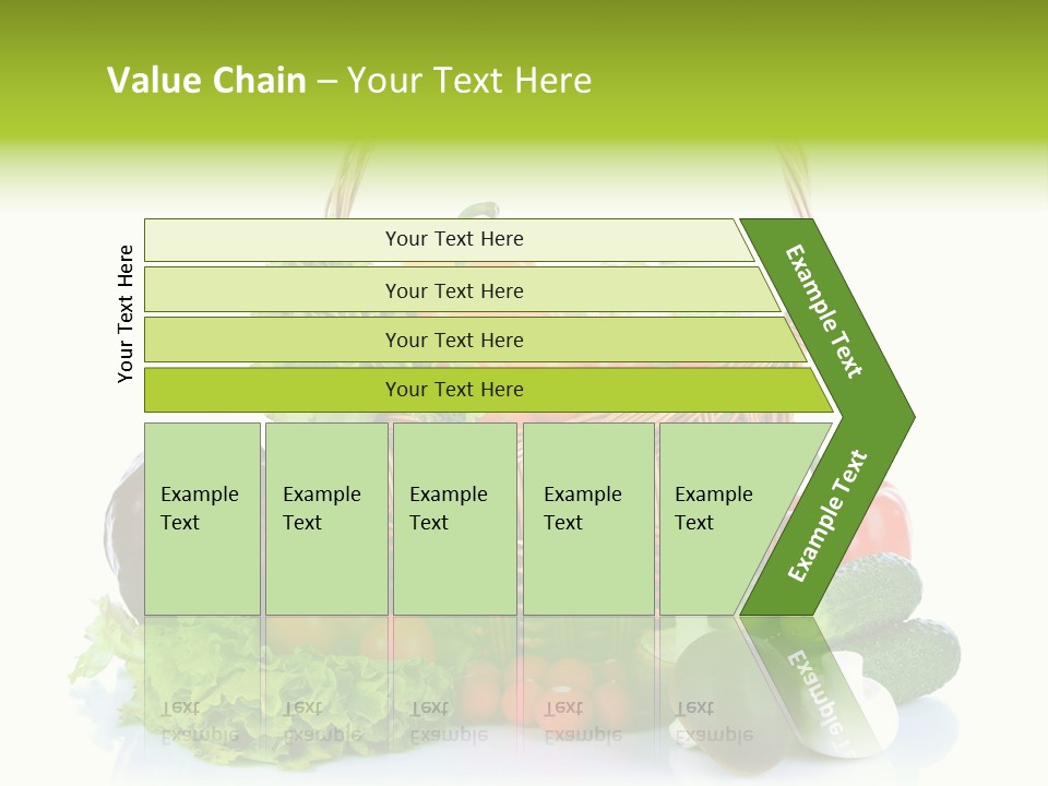 Red Cauliflower Fresh PowerPoint Template