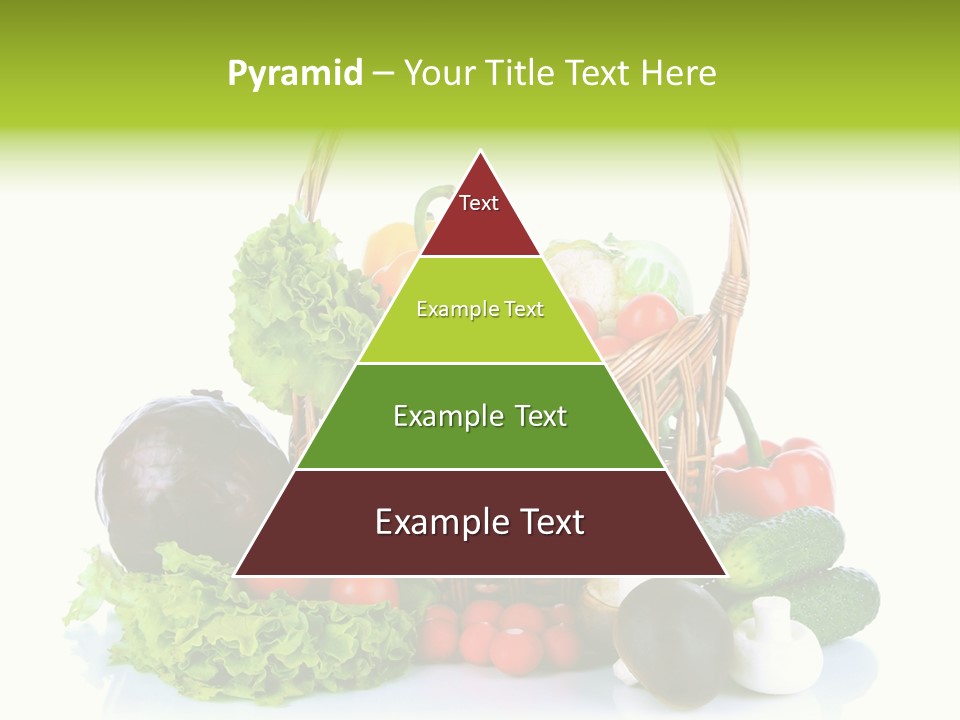 Red Cauliflower Fresh PowerPoint Template