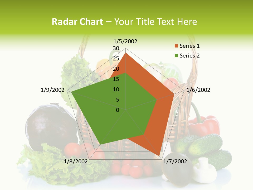 Red Cauliflower Fresh PowerPoint Template
