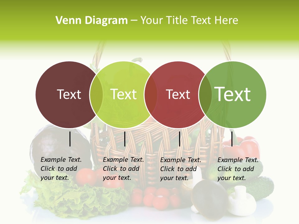 Red Cauliflower Fresh PowerPoint Template