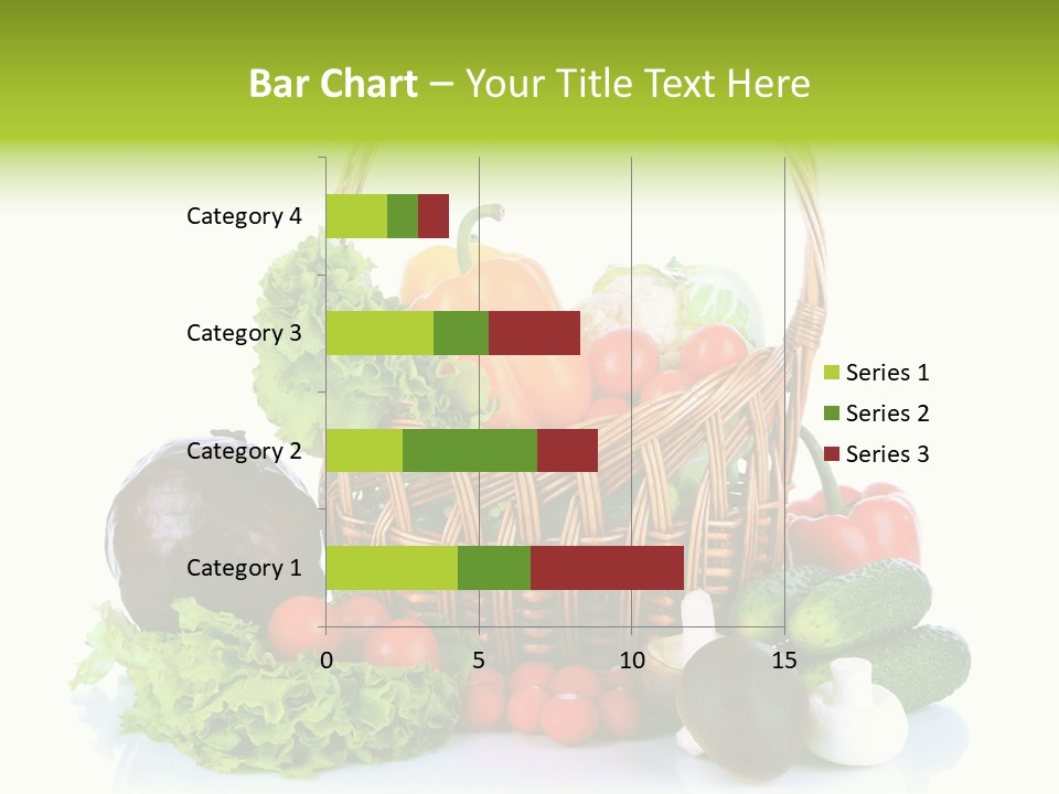 Red Cauliflower Fresh PowerPoint Template