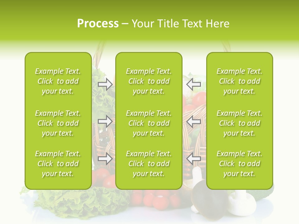 Red Cauliflower Fresh PowerPoint Template