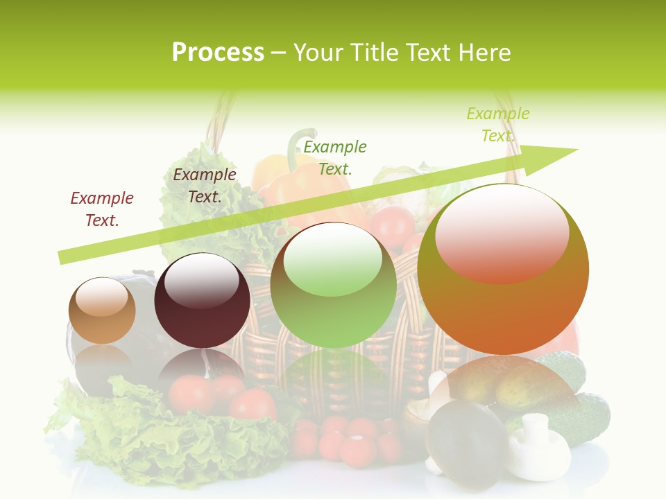 Red Cauliflower Fresh PowerPoint Template