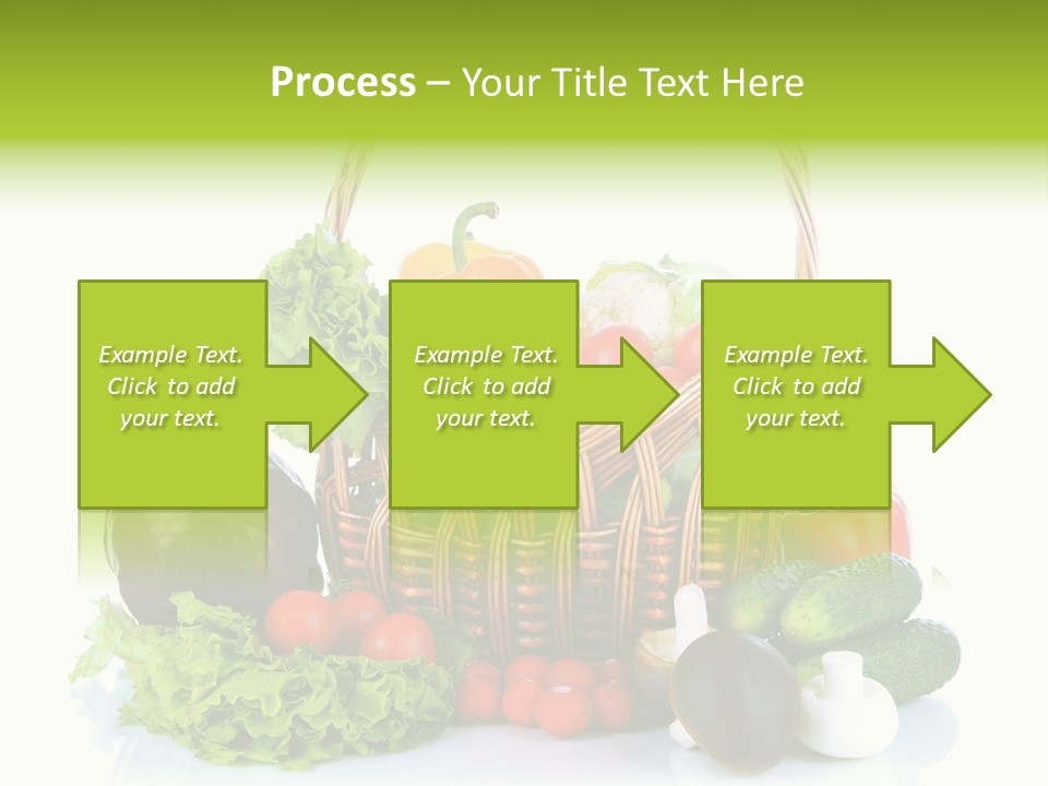 Red Cauliflower Fresh PowerPoint Template