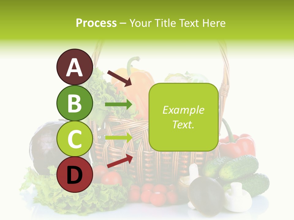 Red Cauliflower Fresh PowerPoint Template