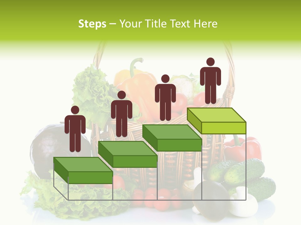 Red Cauliflower Fresh PowerPoint Template