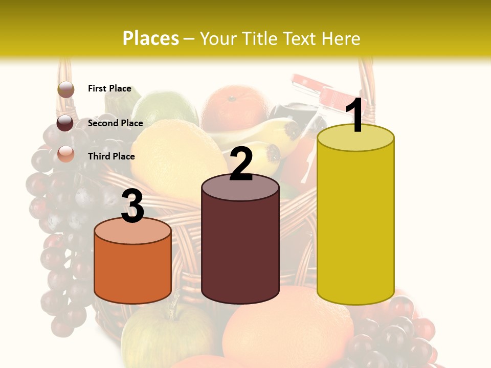 Harvest Grapes Tropical PowerPoint Template