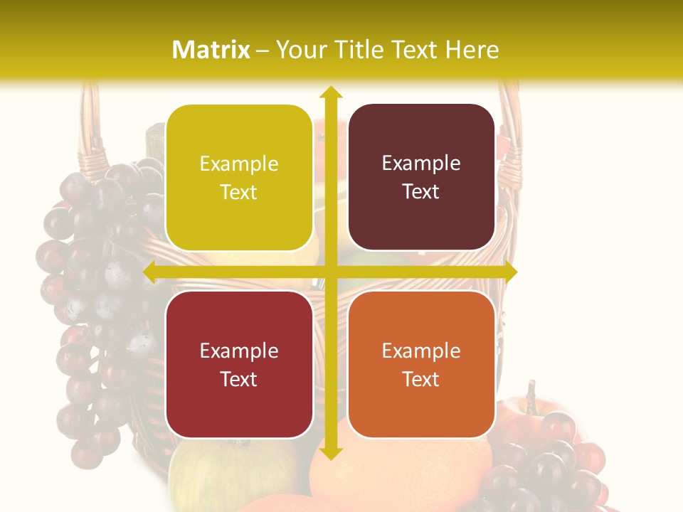 Harvest Grapes Tropical PowerPoint Template