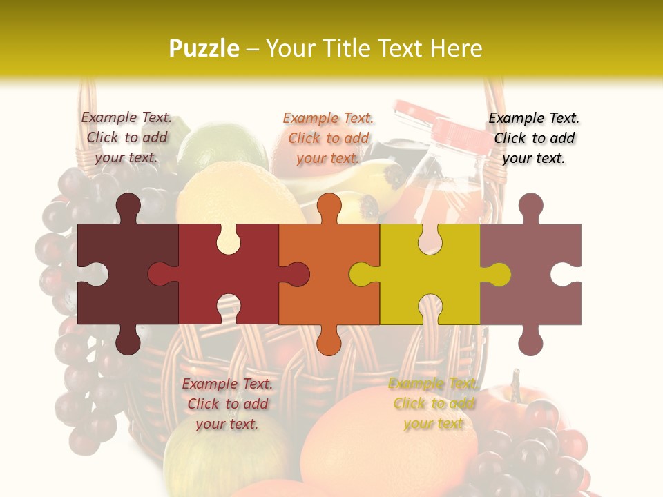 Harvest Grapes Tropical PowerPoint Template