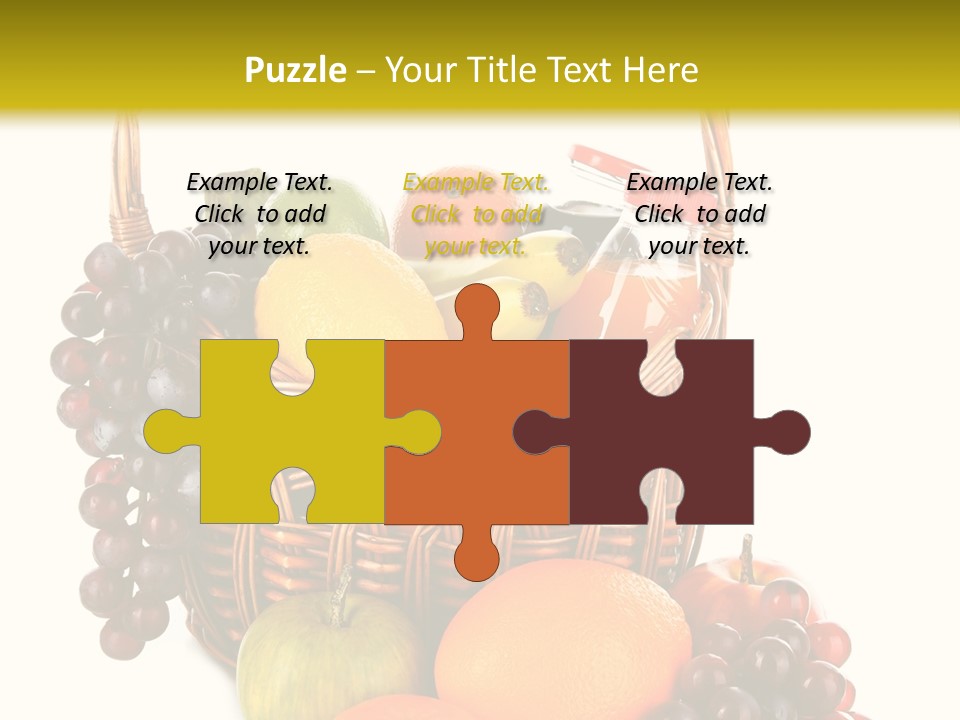 Harvest Grapes Tropical PowerPoint Template