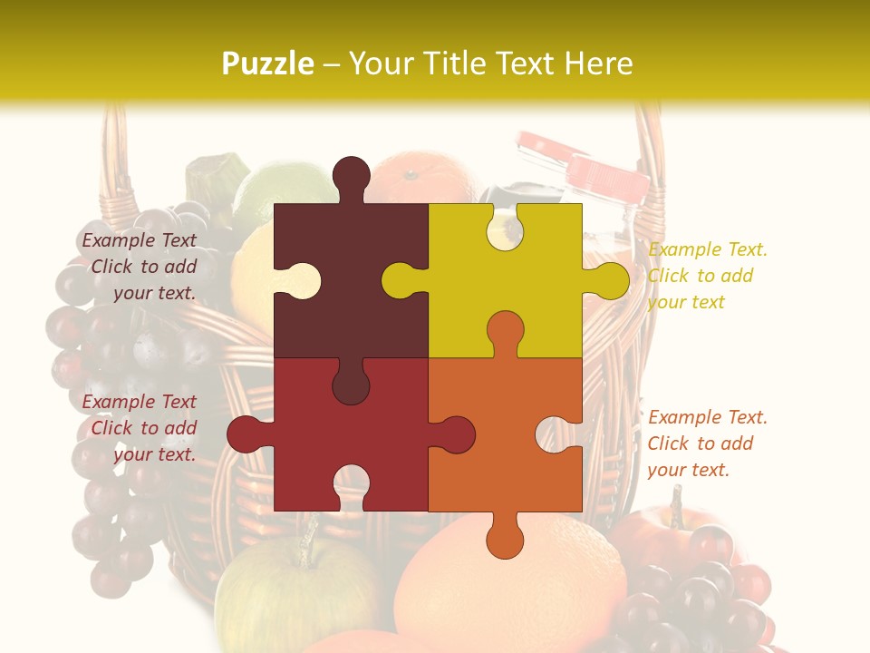 Harvest Grapes Tropical PowerPoint Template