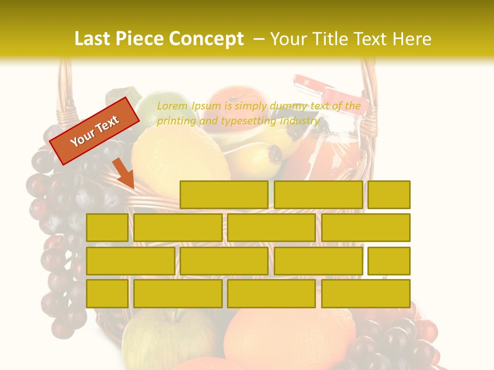 Harvest Grapes Tropical PowerPoint Template
