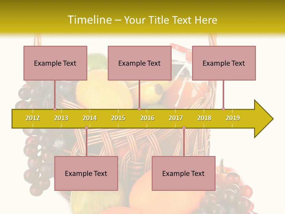 Harvest Grapes Tropical PowerPoint Template