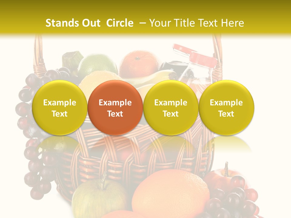 Harvest Grapes Tropical PowerPoint Template