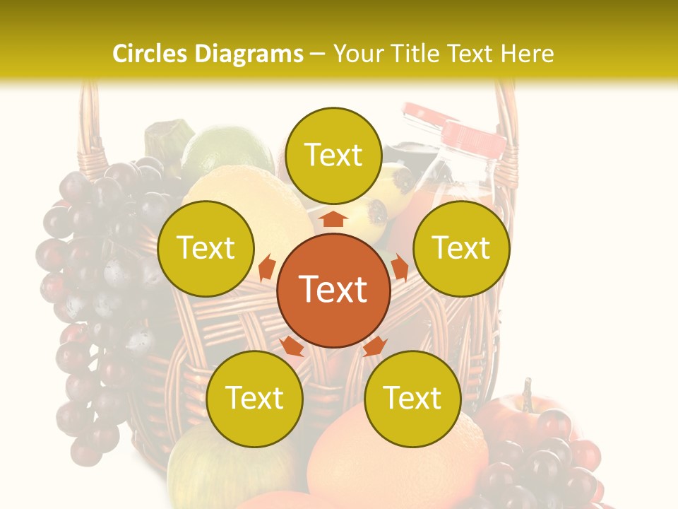 Harvest Grapes Tropical PowerPoint Template