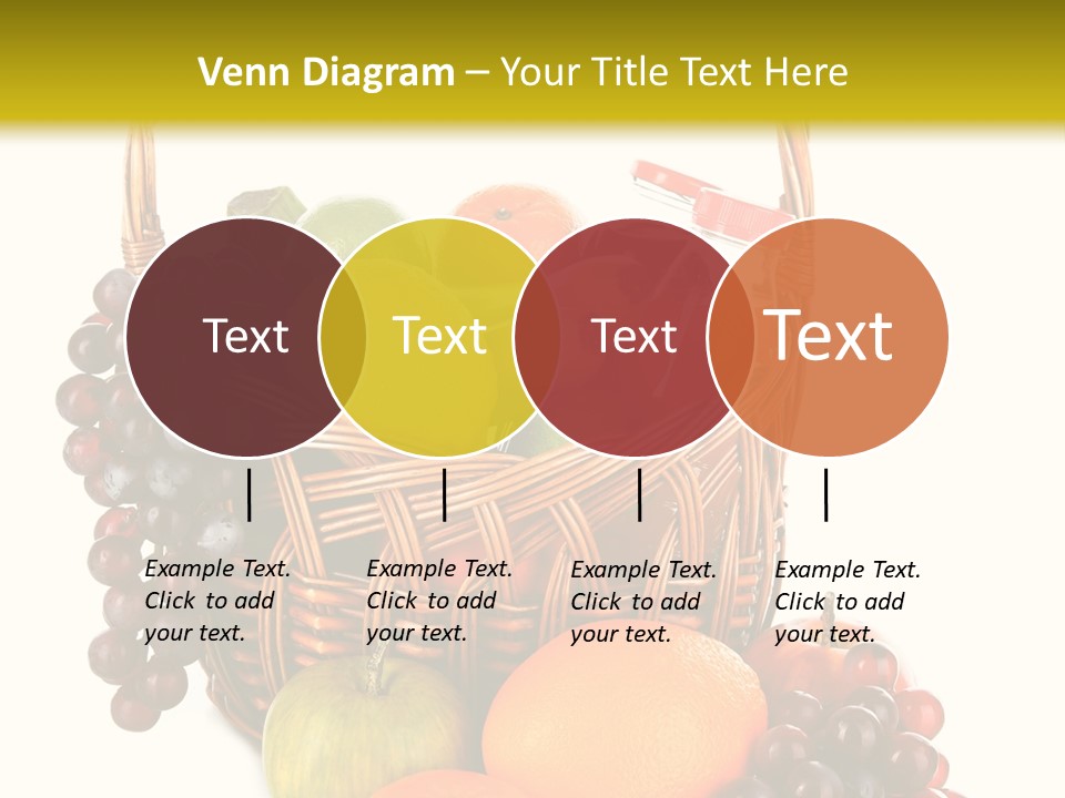 Harvest Grapes Tropical PowerPoint Template
